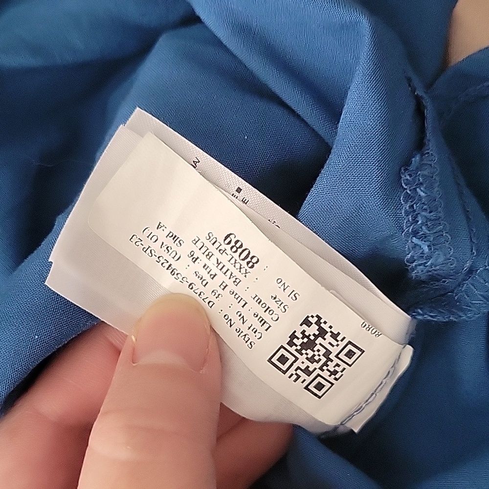 Old Navy Blue Tie-Back Maxi Slip Dress for Women 3x - Picture 7 of 7